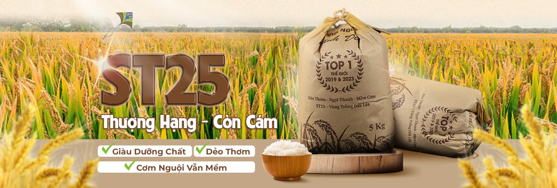 Gạo ngon Cánh Diều ST25