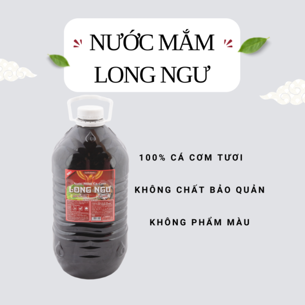 Nước mắm cá cơm Long Ngư chai 15 Đạm